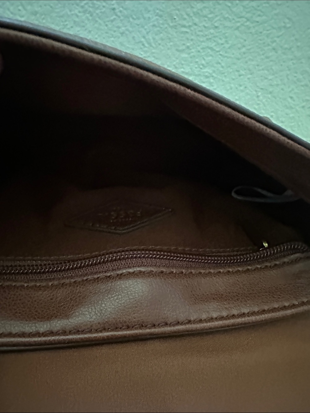 Fossil Gabriella small Brown Leather Crossbody Shoulder Bag - Picture 12 of 13